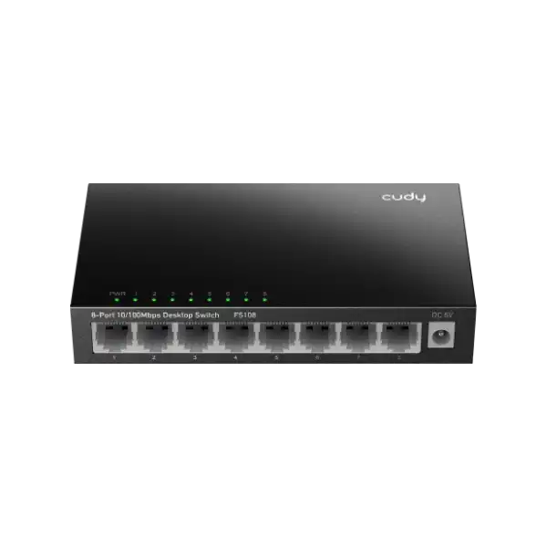CUDY FS108 - 8-Port 10/100 Mbps Metal Switch