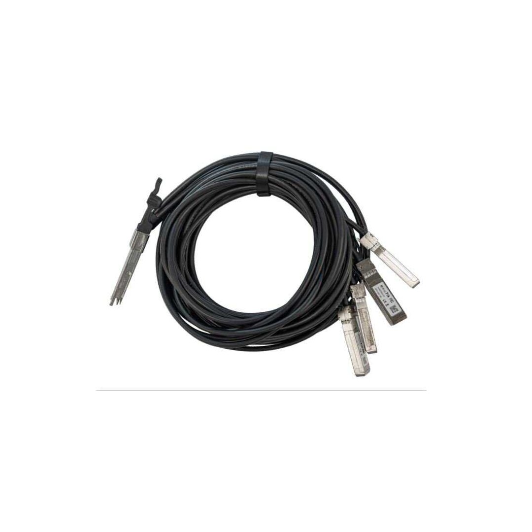 Q+BC0003-S+ QSFP+40G Break-Out Cable 4x10G 3m 0C +70C