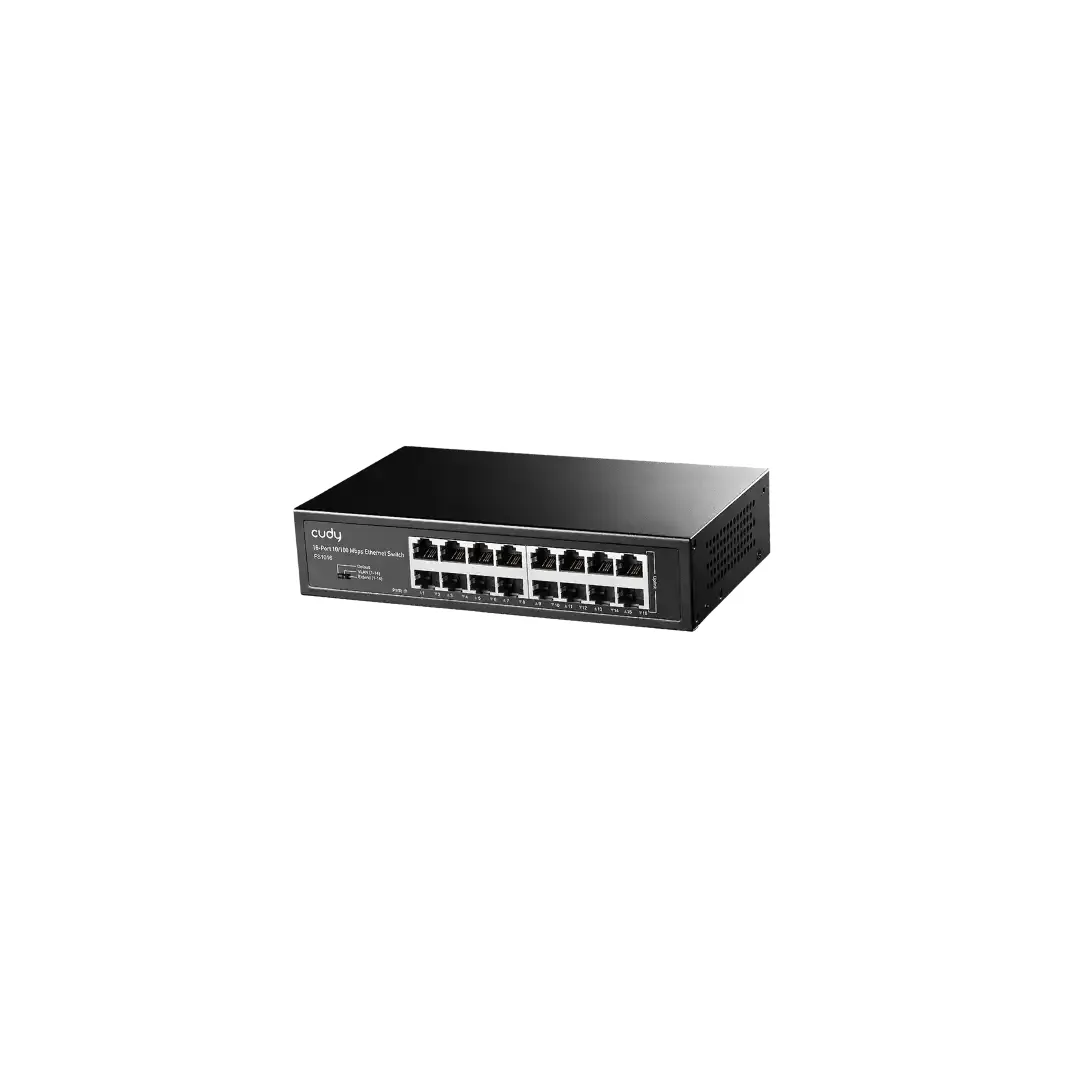 CUDY FS1016 - 16-Port 10/100 Mbps Metal Switch