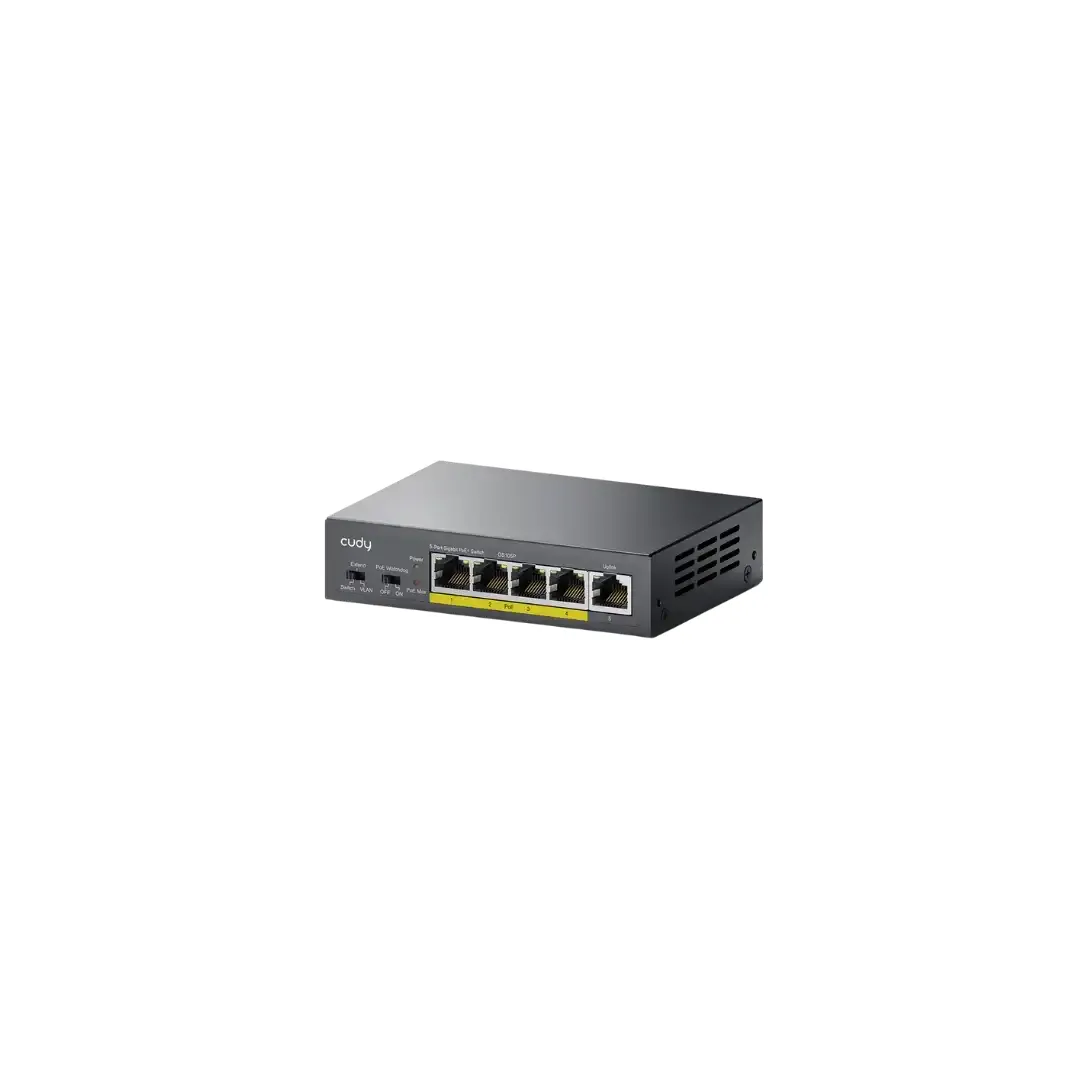 CUDY GS105P - 5-Port Gigabit PoE+ Switch 36W